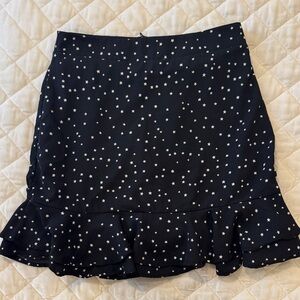 Altar'd State Black Star Mini Skirt